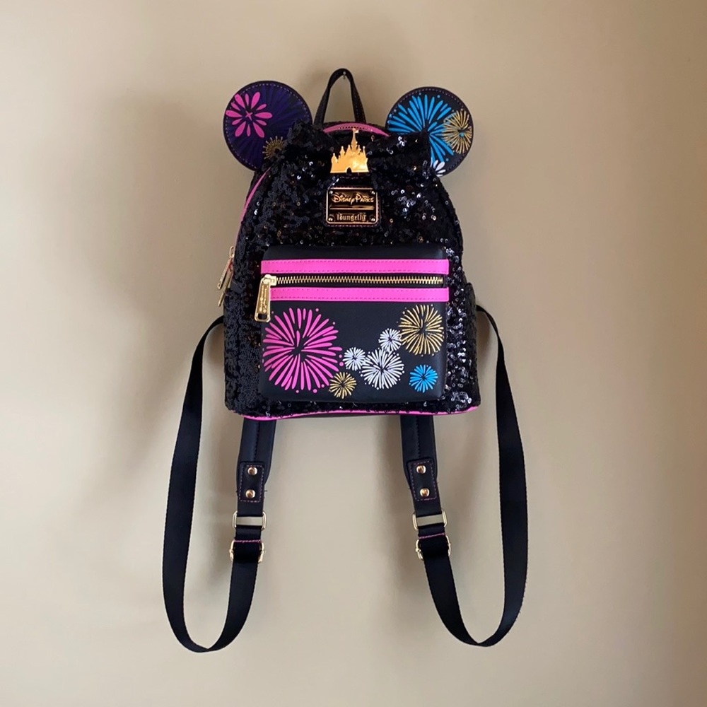 Minnie Mouse Main Attraction Fireworks Loungefly